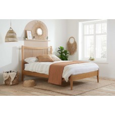 Naples 4'6" Double Oak Bed Frame